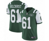 Youth Nike New York Jets #61 Spencer Long Green Team Color Vapor Untouchable Elite Player NFL Jersey