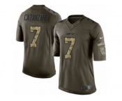 Youth Nike New York Jets #7 Chandler Catanzaro Limited Green Salute to Service NFL Jersey