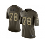 Youth Nike New York Jets #78 Ryan Clady Limited Green Salute to Service NFL Jersey