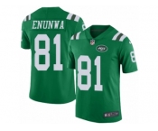 Youth Nike New York Jets #81 Quincy Enunwa Limited Green Rush NFL Jersey