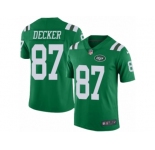 Youth Nike New York Jets #87 Eric Decker Limited Green Rush NFL Jersey