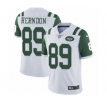 Youth Nike New York Jets #89 Chris Herndon White Vapor Untouchable Elite Player NFL Jersey