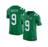 Youth Nike New York Jets #9 Bryce Petty Limited Green Rush NFL Jersey