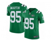 Youth Nike New York Jets #95 Josh Martin Limited Green Rush Vapor Untouchable NFL Jersey