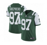 Youth Nike New York Jets #97 Nathan Shepherd Green Team Color Vapor Untouchable Limited Player NFL Jersey