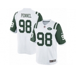 Youth Nike New York Jets #98 Mike Pennel Limited White NFL Jersey
