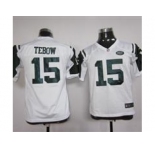 nike youth nfl jerseys new york jets #15 tebow white[nike]
