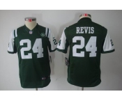nike youth nfl jerseys new york jets #24 revis green[nike limited]