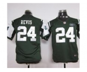 nike youth nfl jerseys new york jets #24 revis green[nike]