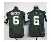 nike youth nfl jerseys new york jets #6 sanchez green[nike]