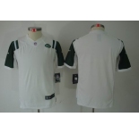 nike youth nfl jerseys new york jets blank white[nike limited]