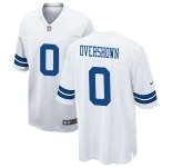 Men Nike Dallas Cowboys #0 DeMarvion Overshown Game White NFL Jersey