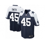 Men Nike Dallas Cowboys #45 Rod Smith Game Navy Blue Throwback Alternate NFL Jersey
