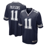 Men's Dallas Cowboys #11 Micah Parsons Game Navy Blue 2021 New Football Jersey