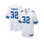 Men's Nike Dallas Cowboys #32 Orlando Scandrick Game White NFL Jersey