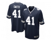 Men's Nike Dallas Cowboys #41 Keith Smith Game Navy Blue Team Color NFL Jersey