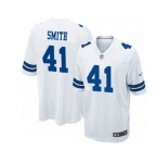 Men's Nike Dallas Cowboys #41 Keith Smith Game White NFL Jersey