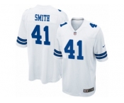 Men's Nike Dallas Cowboys #41 Keith Smith Game White NFL Jersey