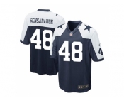 Men's Nike Dallas Cowboys #48 Daryl Johnston Navy Blue Game Alternate Throwback Jersey
