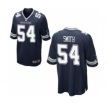 Men's Nike Dallas Cowboys #54 Jaylon Smith Game Navy Blue Team Color NFL Jersey