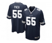 Men's Nike Dallas Cowboys #55 Stephen Paea Game Navy Blue Team Color NFL Jersey