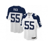 Men's Nike Dallas Cowboys #55 Stephen Paea Game White Throwback Alternate NFL Jersey