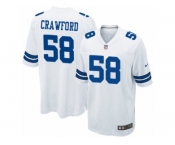 Men's Nike Dallas Cowboys #58 Jack Crawford Game White NFL Jersey
