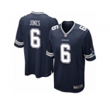 Men's Nike Dallas Cowboys #6 Chris Jones Game Navy Blue Team Color NFL Jersey