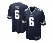 Men's Nike Dallas Cowboys #6 Chris Jones Game Navy Blue Team Color NFL Jersey