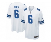 Men's Nike Dallas Cowboys #6 Chris Jones Game White NFL Jersey