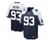 Men's Nike Dallas Cowboys #93 Benson Mayowa Game Navy Blue Throwback Alternate NFL Jersey