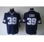 nike nfl jerseys dallas cowboys #39 carr blue[game]