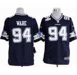 nike nfl jerseys dallas cowboys #94 ware blue[game]