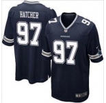 nike nfl jerseys dallas cowboys #97 hatcher blue[game]