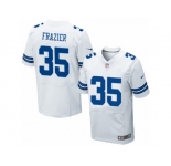 Men Nike Dallas Cowboys #35 Kavon Frazier Elite White NFL Jersey