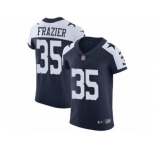 Men Nike Dallas Cowboys #35 Kavon Frazier Navy Blue Alternate Vapor Untouchable Elite Player NFL Jersey