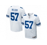 Men Nike Dallas Cowboys #57 Damien Wilson Elite White NFL Jersey