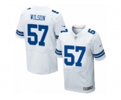Men Nike Dallas Cowboys #57 Damien Wilson Elite White NFL Jersey