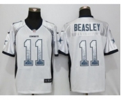Men Nike Dallas Cowboys Dallas Cowboys #11 Cole Beasley Drift Fashion Elite White Jersey