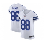 Men's Cowboys #88 CeeDee Lamb Nike White Vapor Untouchable Elite Jersey
