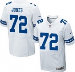 Men's Dallas Cowboys #72 Ed Jones White Retired Player NFL Nike Elite Jersey
