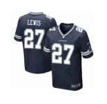 Men's Nike Dallas Cowboys #27 Jourdan Lewis Elite Navy Blue Team Color NFL Jersey