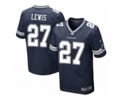 Men's Nike Dallas Cowboys #27 Jourdan Lewis Elite Navy Blue Team Color NFL Jersey