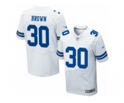 Men's Nike Dallas Cowboys #30 Anthony Brown Elite White NFL Jersey