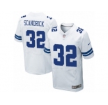 Men's Nike Dallas Cowboys #32 Orlando Scandrick Elite White NFL Jersey