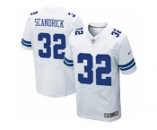 Men's Nike Dallas Cowboys #32 Orlando Scandrick Elite White NFL Jersey