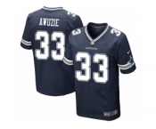 Men's Nike Dallas Cowboys #33 Chidobe Awuzie Elite Navy Blue Team Color NFL Jersey