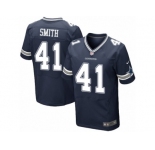 Men's Nike Dallas Cowboys #41 Keith Smith Elite Navy Blue Team Color NFL Jersey