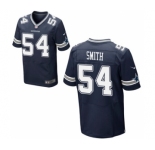 Men's Nike Dallas Cowboys #54 Jaylon Smith Elite Navy Blue Team Color NFL Jersey