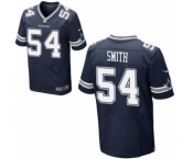 Men's Nike Dallas Cowboys #54 Jaylon Smith Elite Navy Blue Team Color NFL Jersey